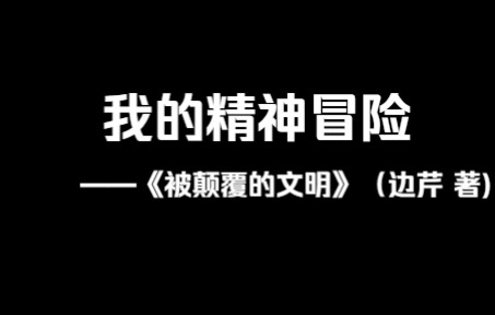 《被颠覆的文明》(边芹 著):前言——我的精神冒险哔哩哔哩bilibili