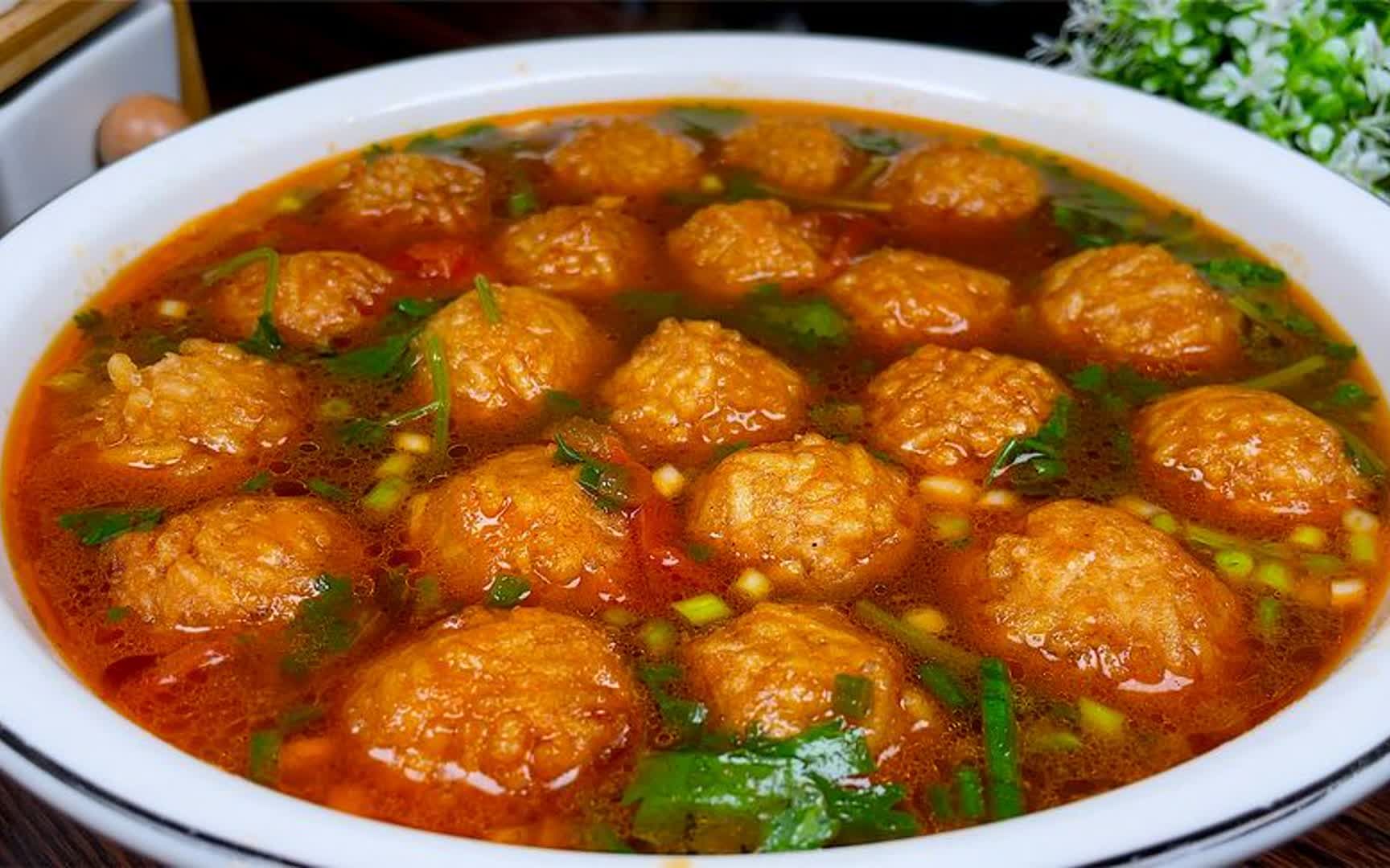 河南农村宴席必备菜酸汤酥焦丸,开胃解馋,好吃又下饭,收藏了