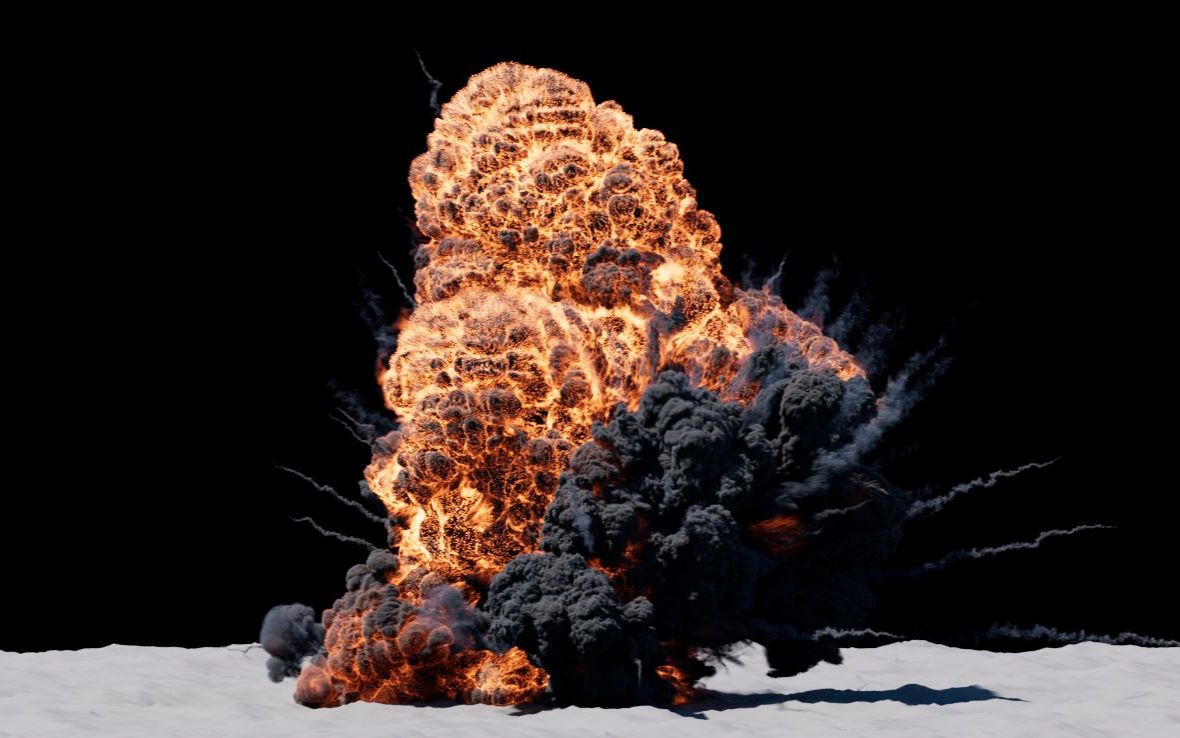 爆炸特效houdini180