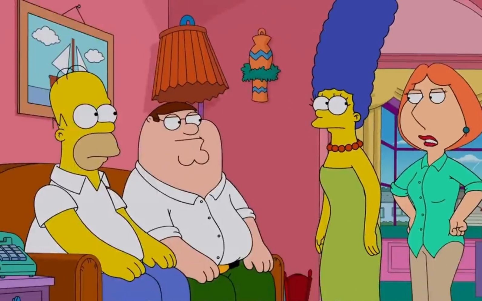 恶搞之家:恶搞之家和辛普森一家和联动却是如此劲爆 让我们来看看