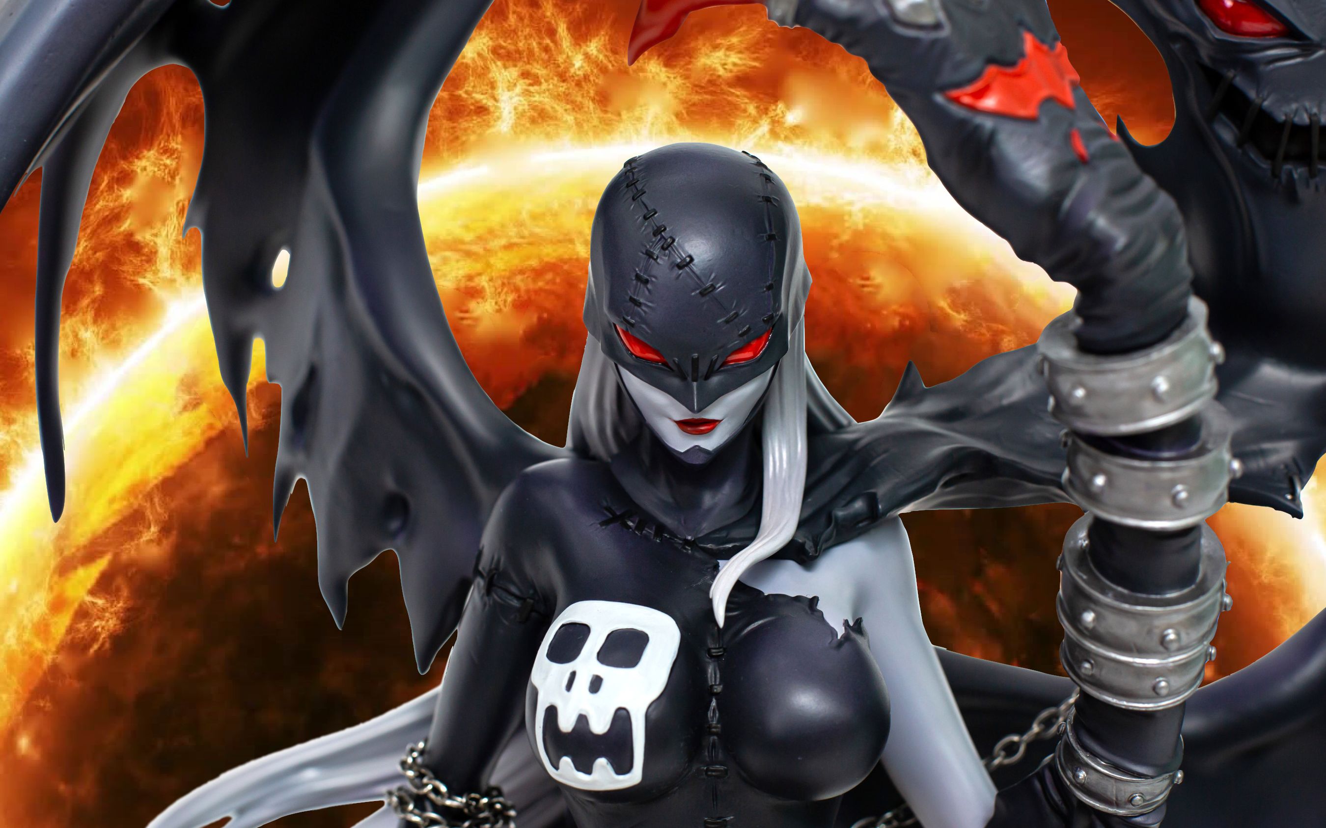 妖女兽 noah studios 堕天使 恶之化身 妖女兽 lady devimon 1/4雕像