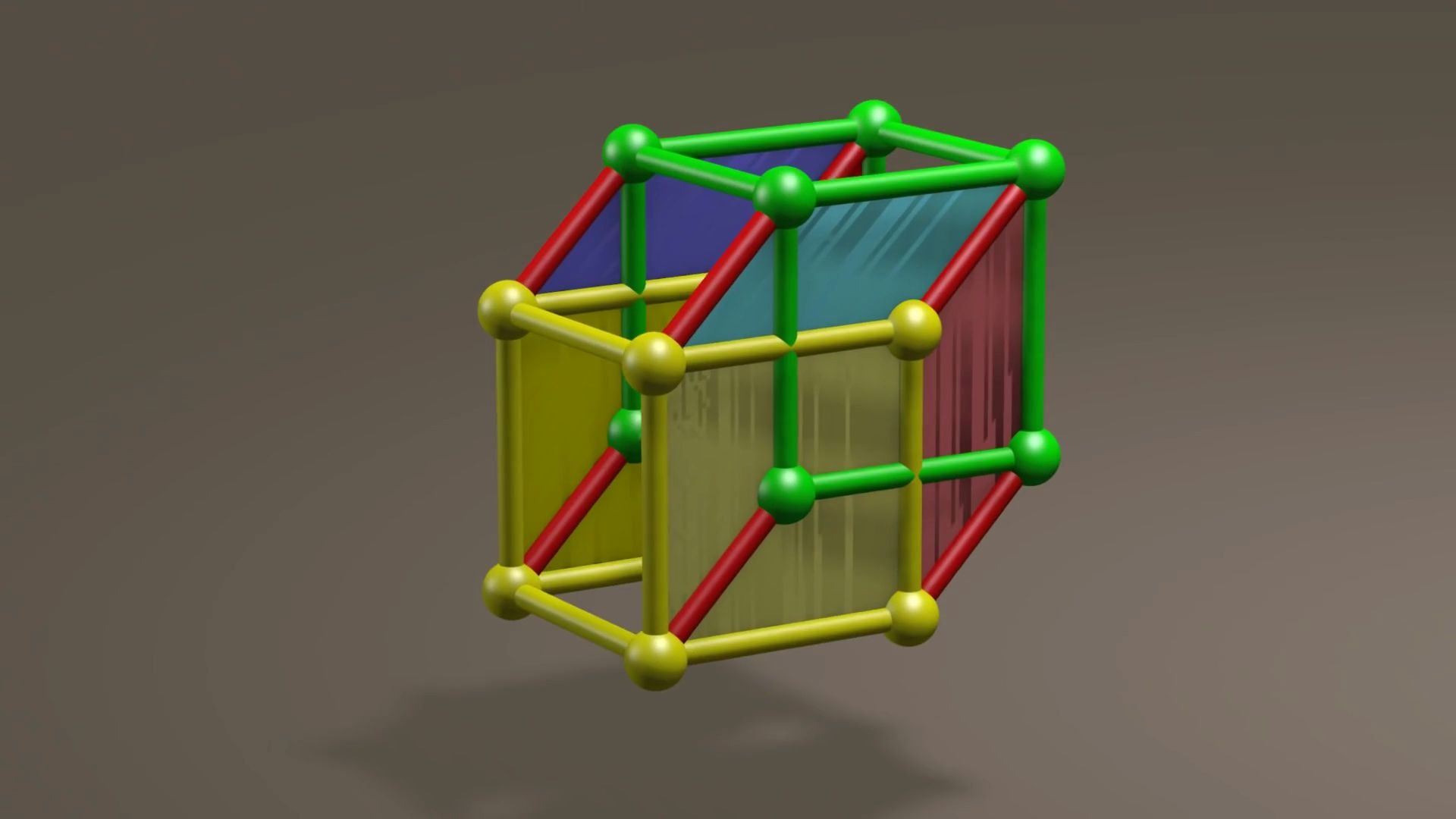 4d球面,四面体和立方体的第四维旋转_合并版