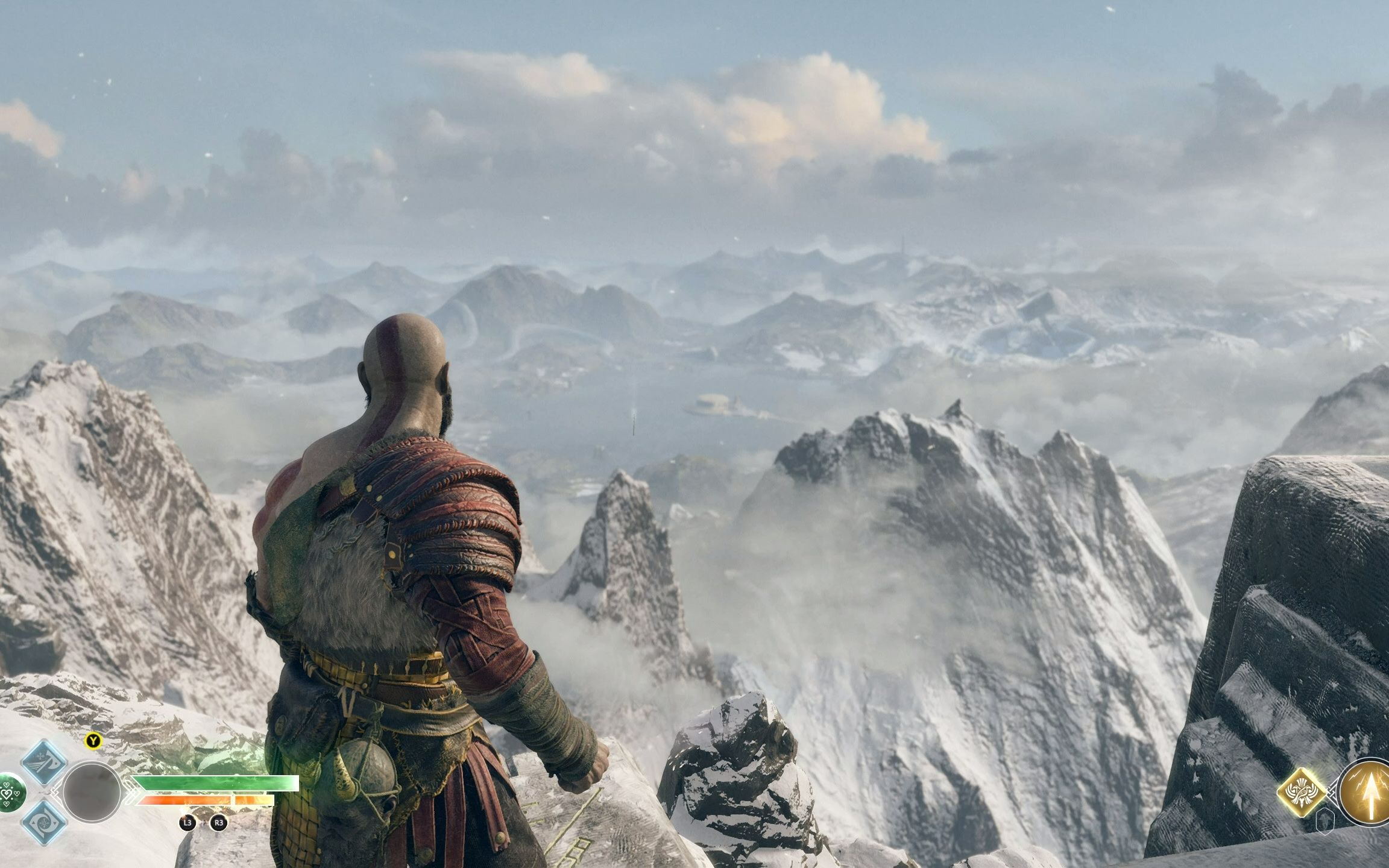 【god of war】男人的快乐大概就是站在山巅扔飞去来吧