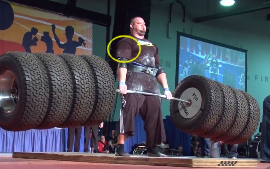 超级壮汉二头肌当场撕裂!最后一个大写的服!