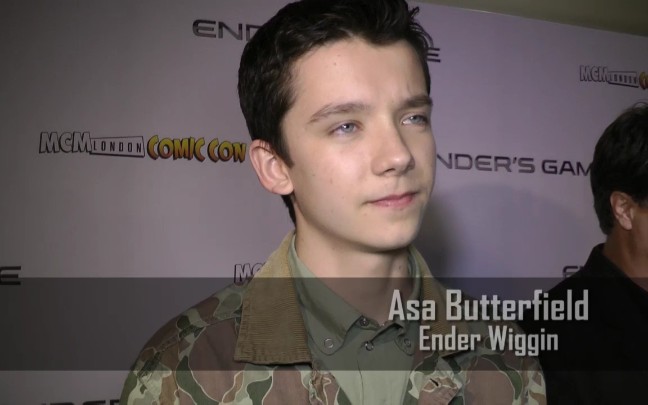 【安德的游戏/asa butterfield】阿沙q&a(生肉)