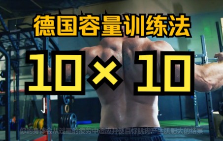 【全面解析】10乘10德国容量训练法则哔哩哔哩bilibili