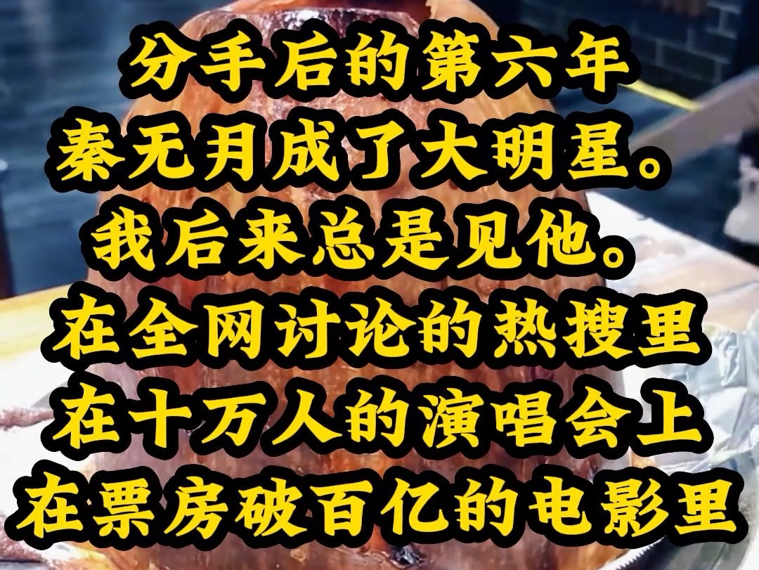 分手后的第六年,秦无月成了大明星.我后来总是见他.在全网讨论的热搜里,在十万人的演唱会上,在票房破百亿的电影里.哔哩哔哩bilibili