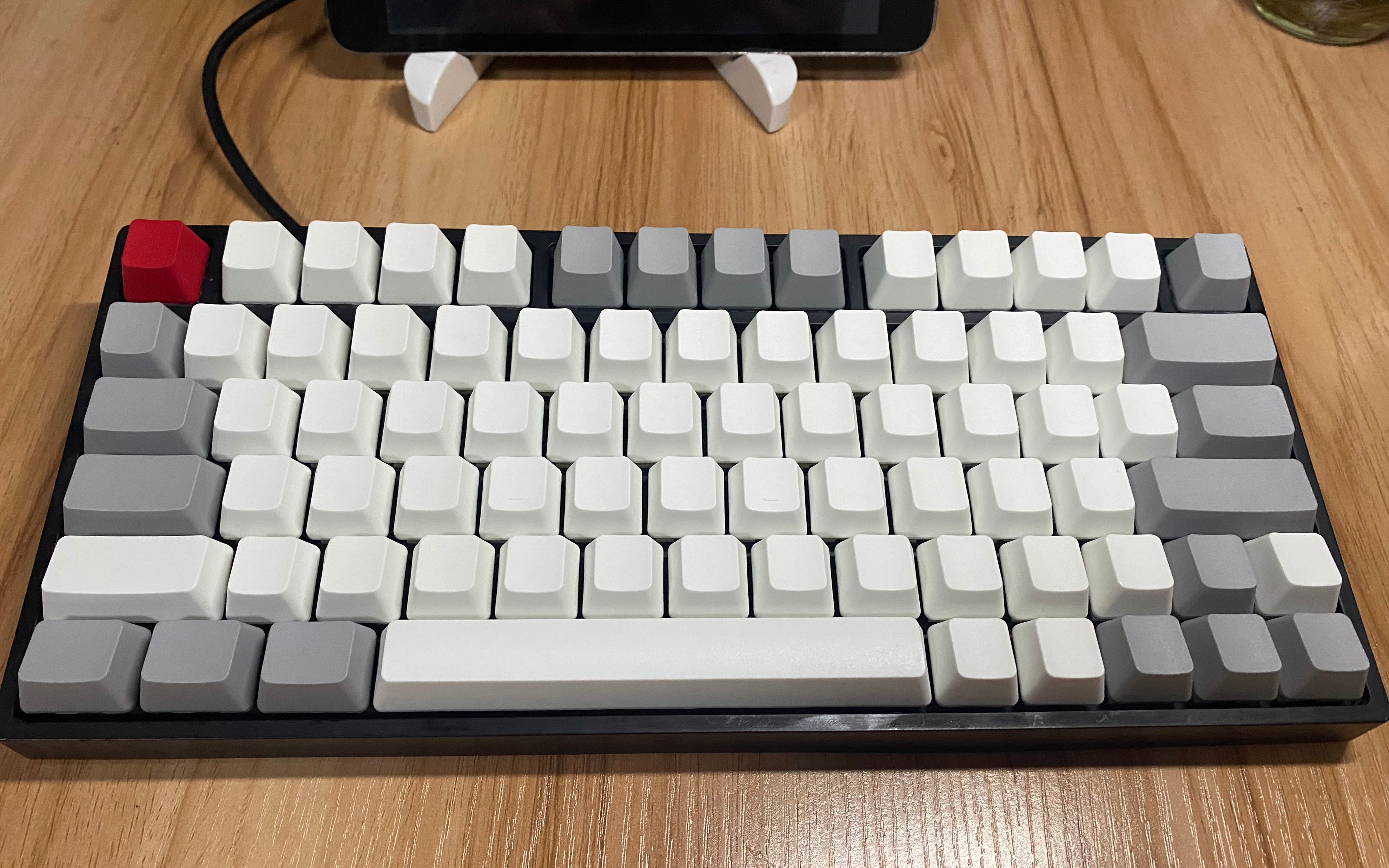 小鲸鱼78键换凯华box白轴,打字声音-2