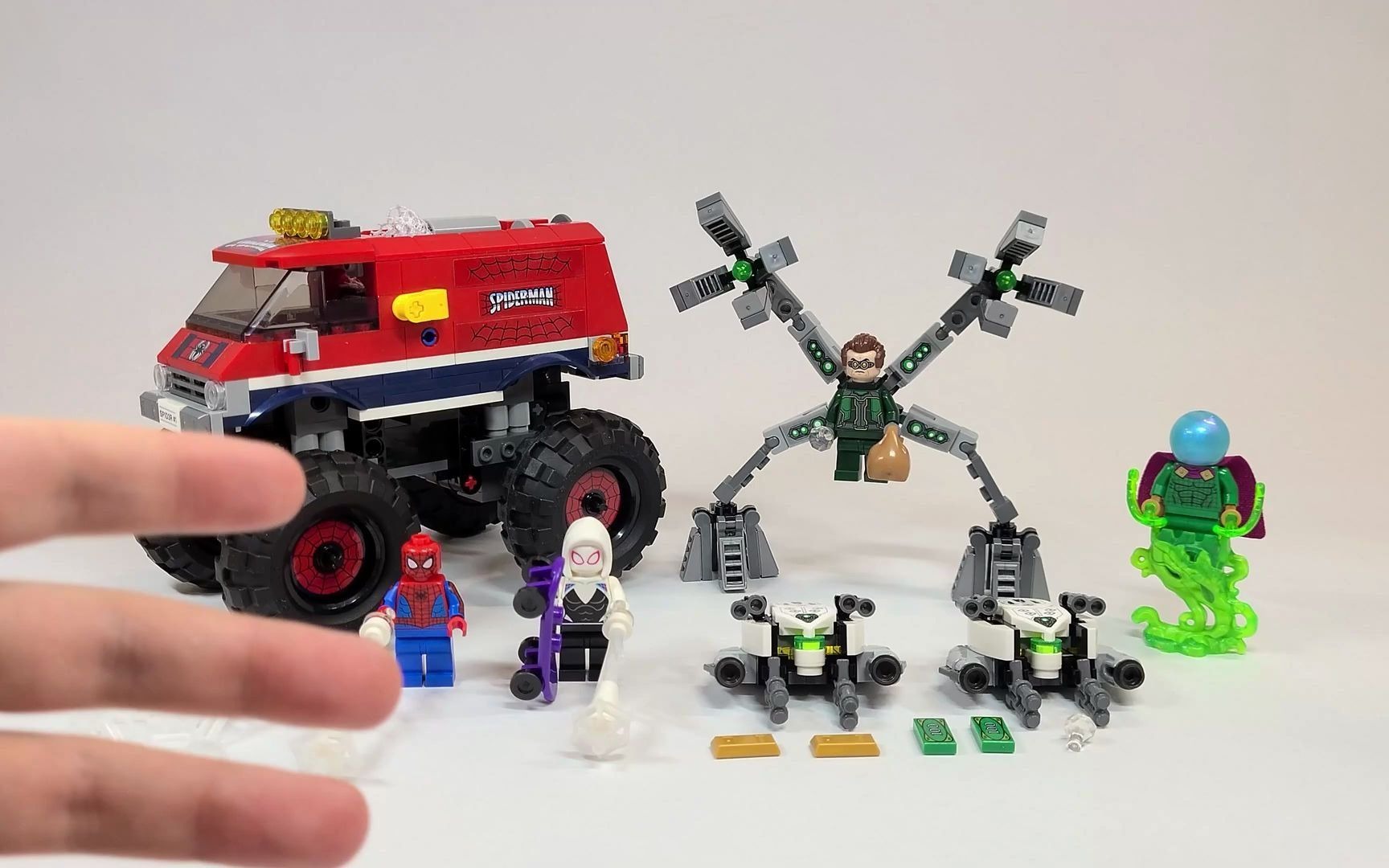 乐高lego 76174 漫威超级英雄系列 蜘蛛侠的大脚车 vs.