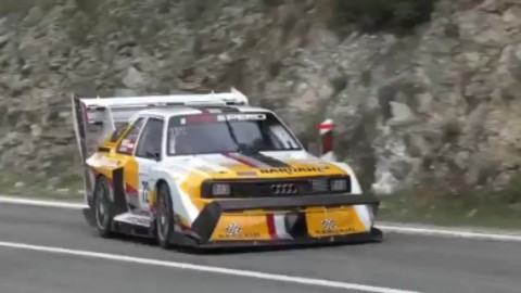 奥迪 quattro s1 派克峰 赛车