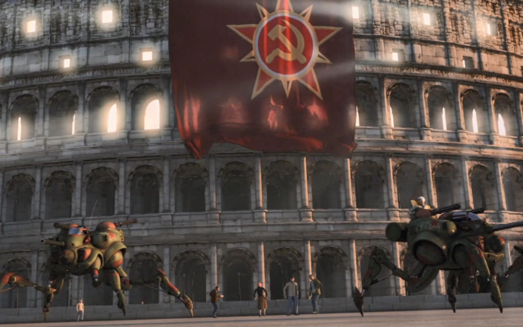 【红色警戒3第一视角】星火战队的跨年夜的跨年群p(指3v3)