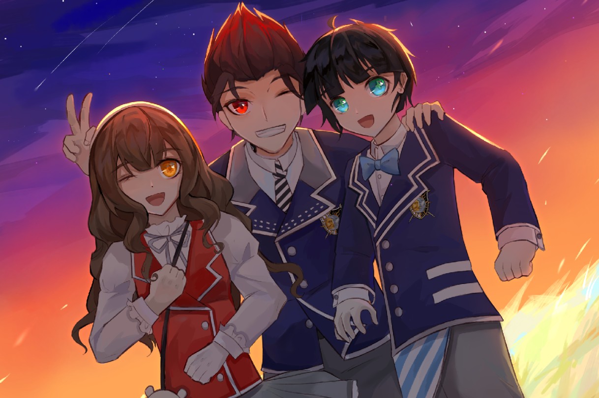 【萌学园/绘画】"他们…"