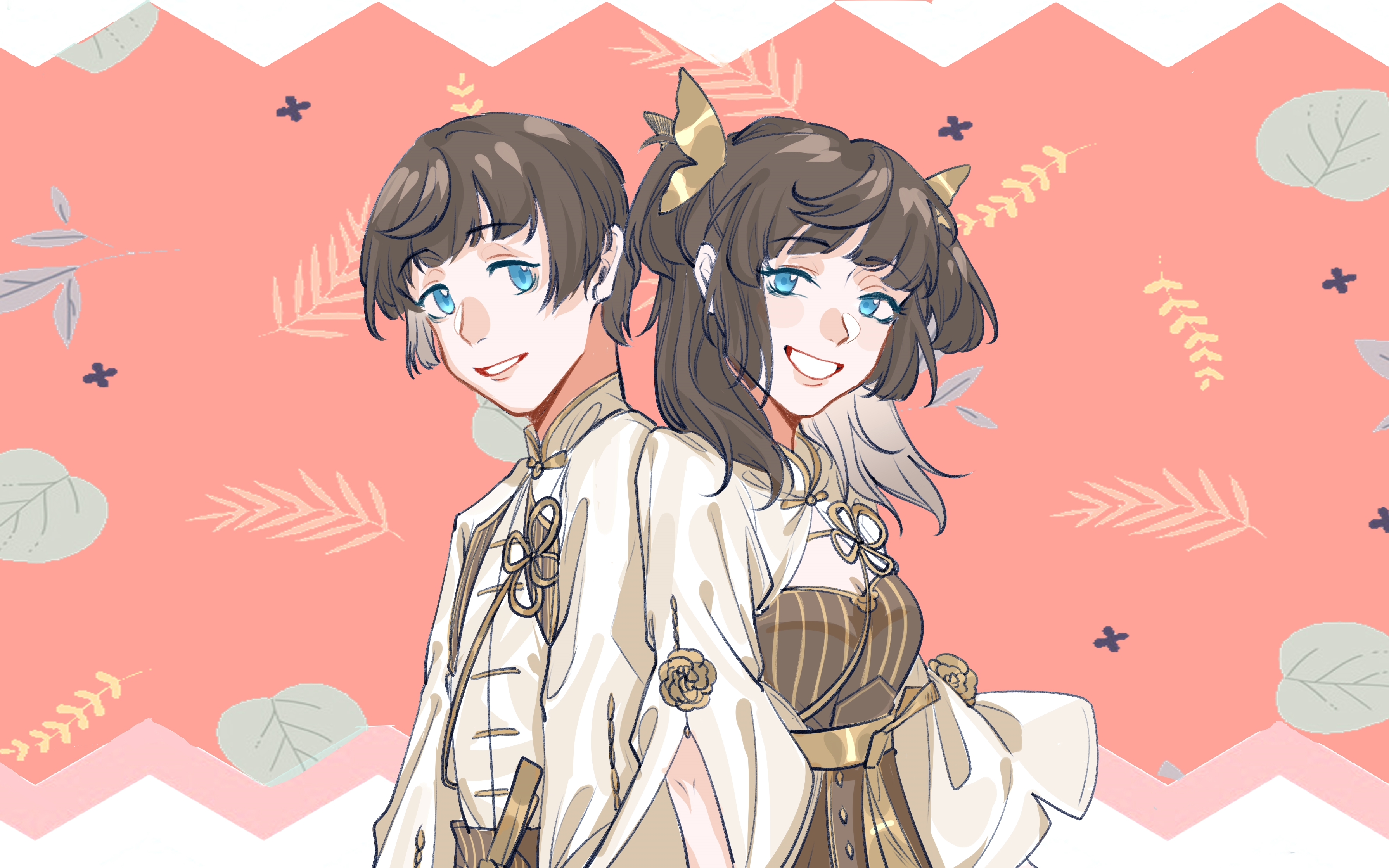 【食物语/一周年手书】我乐意守在你左右 为你挡雨遮风 今后的路我陪