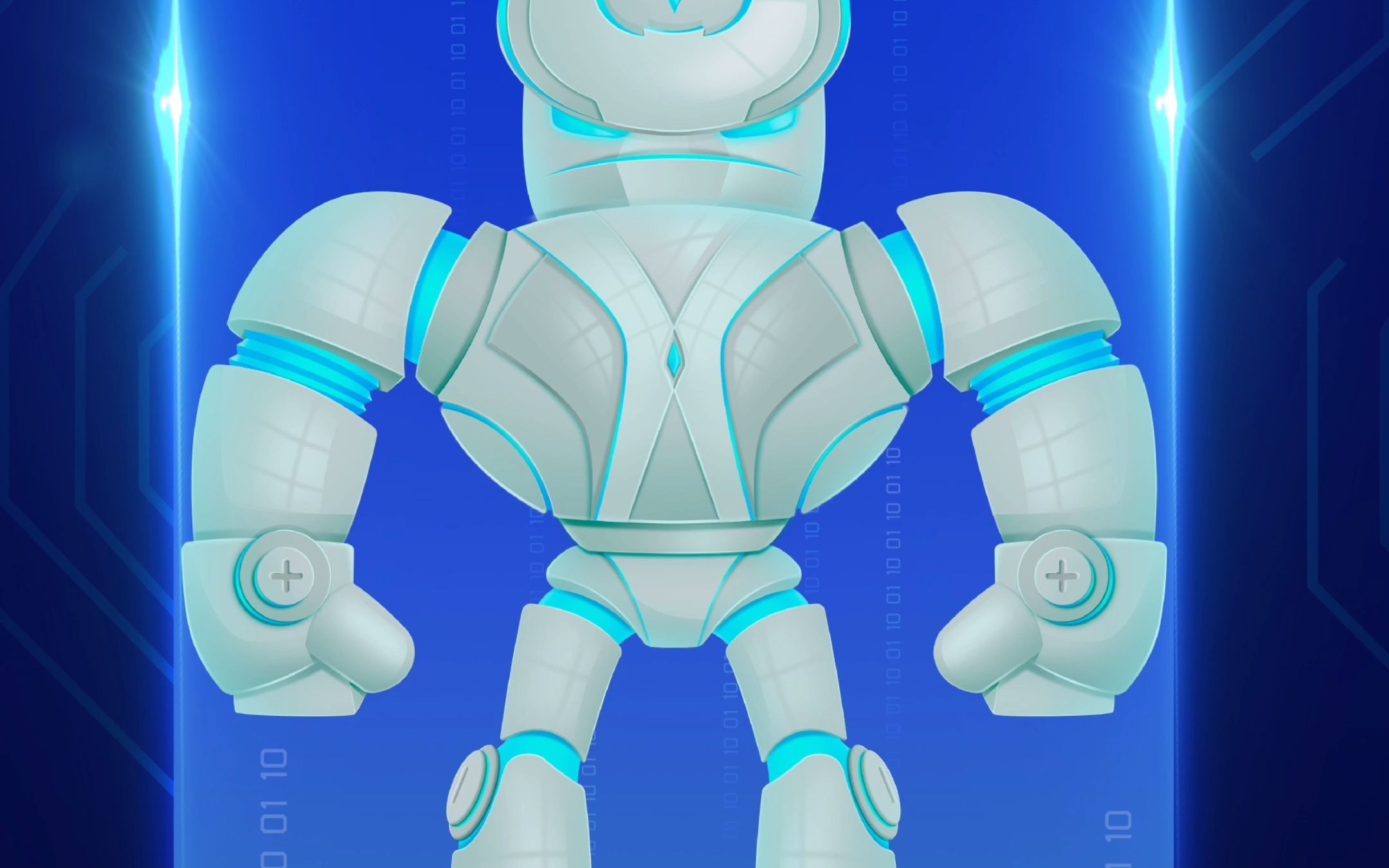 机器人吉祥物设计  #智能卡通吉祥物设计 科技感卡通形象设计钢汤侠