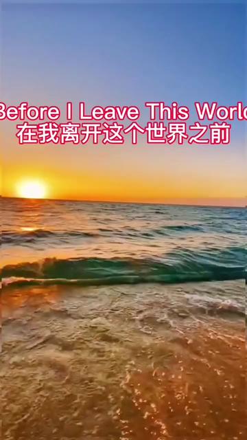 [图]《Before I Leave This World/在我离开这个世界之前》