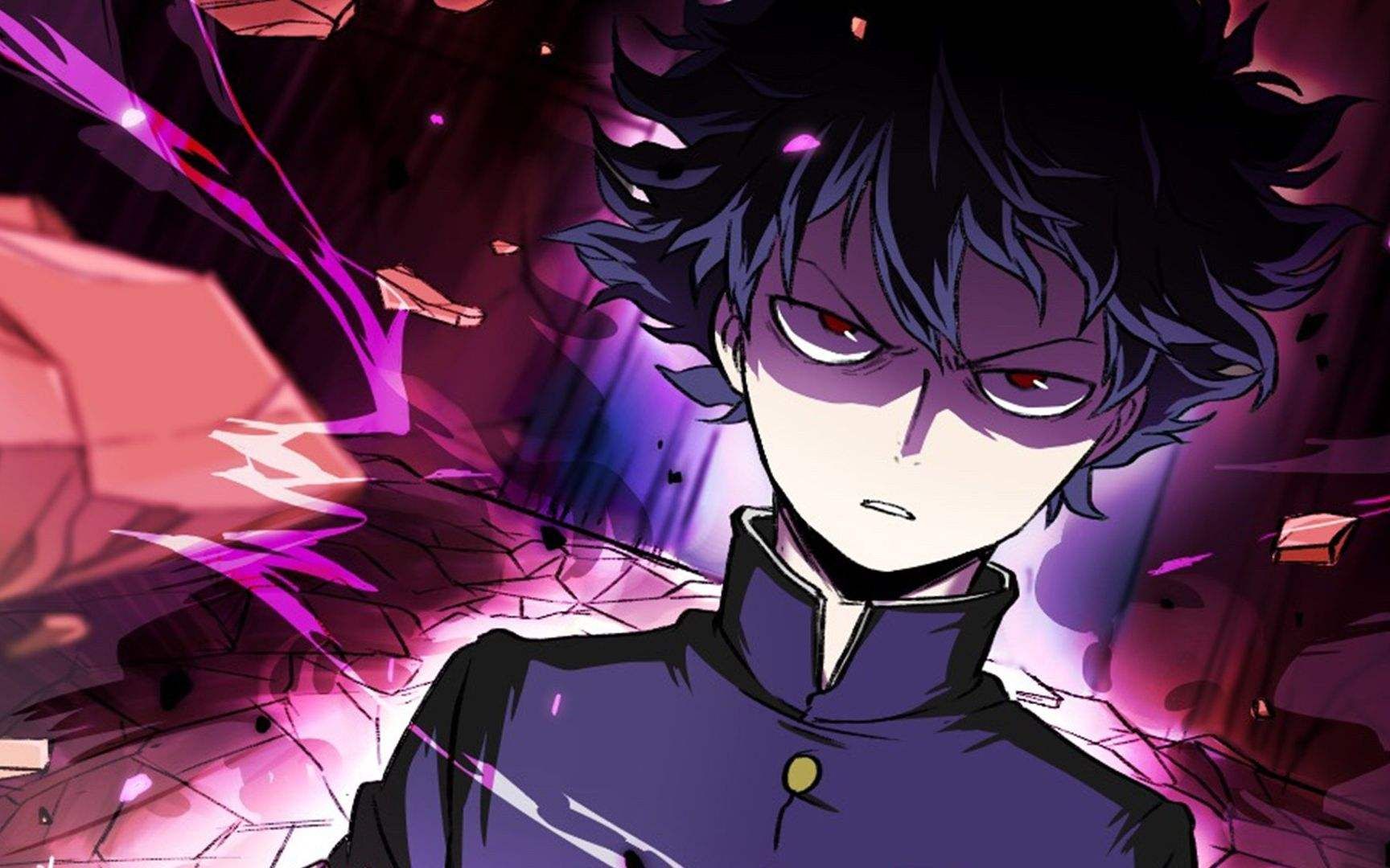 灵能百分百超燃打戏中村风作画