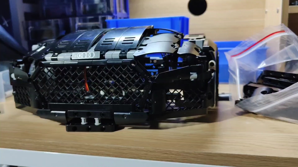 乐高moc奥迪r8车头