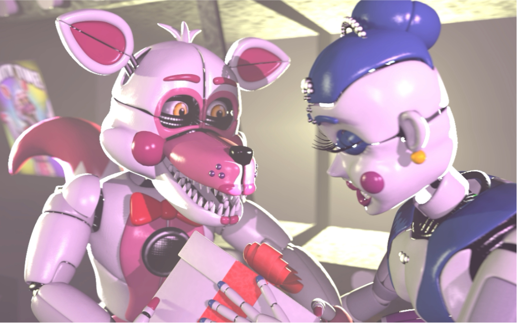 [fnaf/sfm/自制] 给fun_bonb高仿的赠图 制图过程