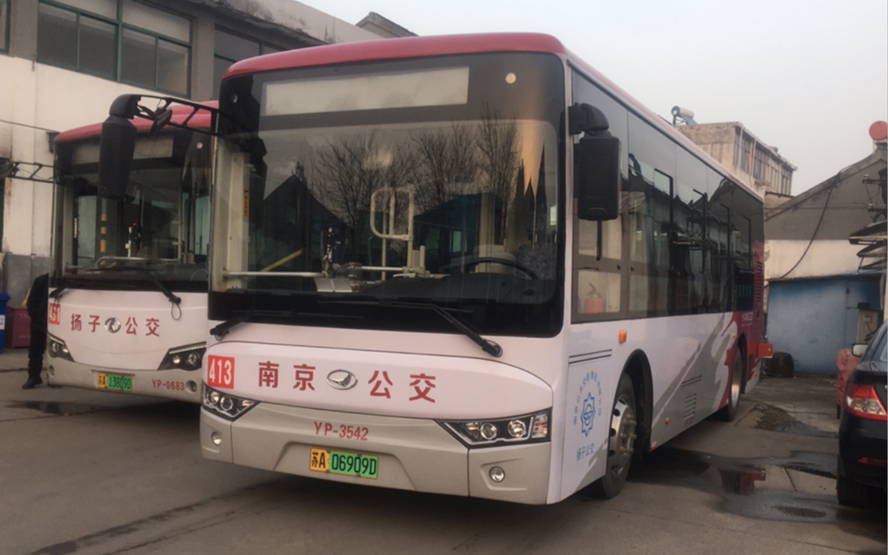 [南京扬子公交]413路第一视角前方展望_哔哩哔哩_bilibili