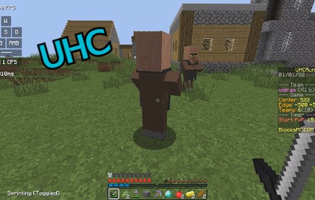 当你使用cen的材质包,并在uhc中大杀四方_我的世界