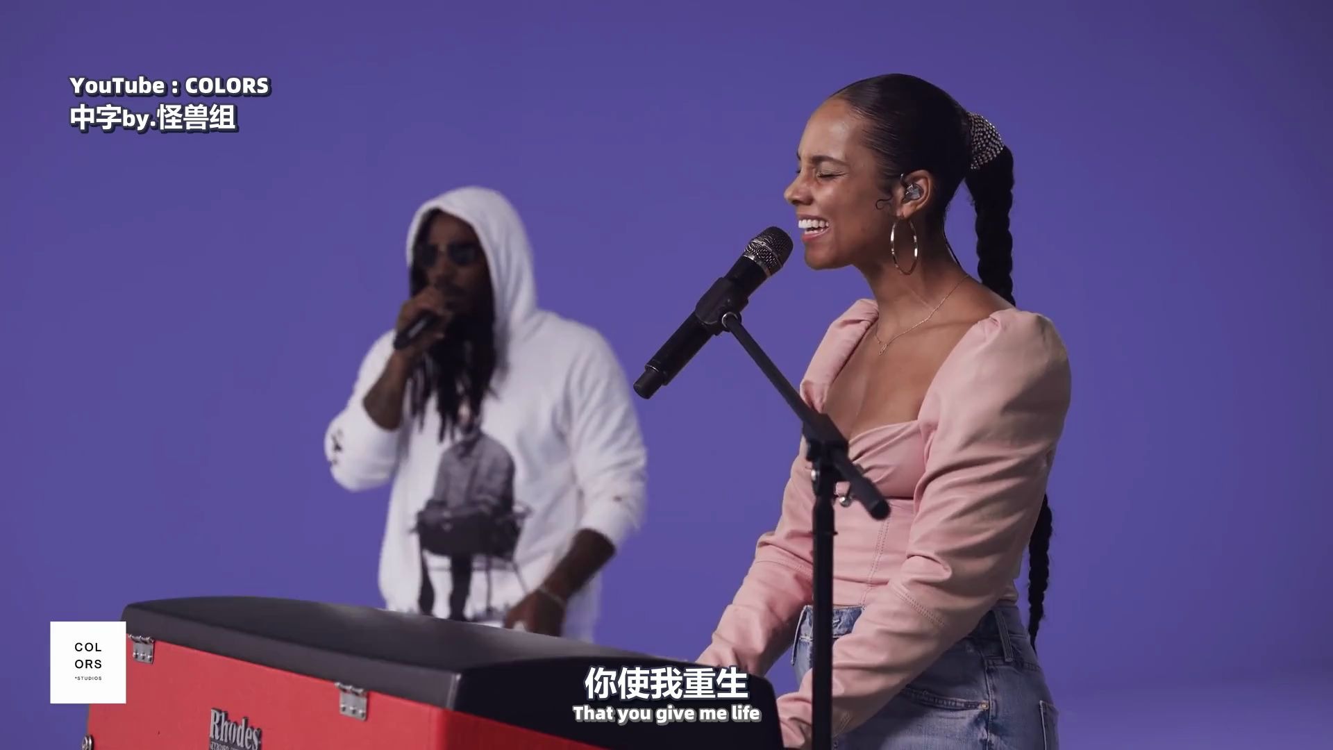 [图][中] Alicia Keys feat. SiR - Three Hour Drive | A COLORS SHOW