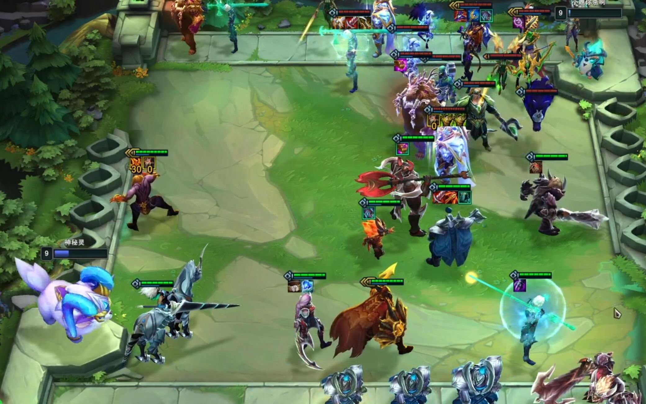 【云顶之弈】屠龙神盾阵容吃鸡,最后决赛2边佛爷对抓换子