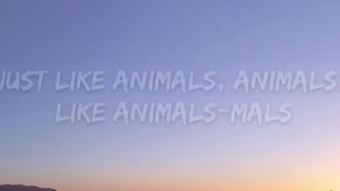 Maroon 5 - Animals (Lyrics)-哔哩哔哩