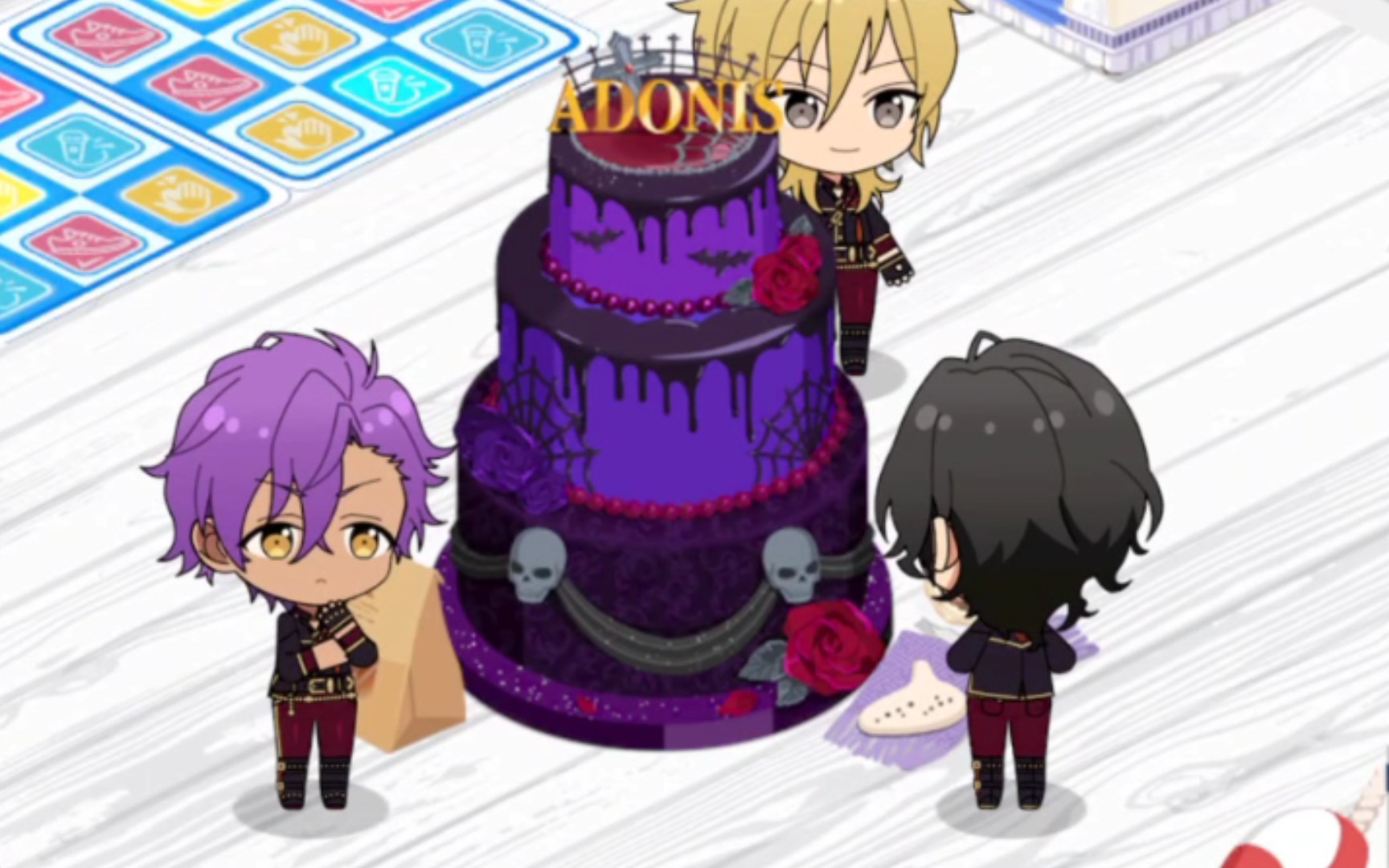 只是乙狩阿多尼斯的生日蛋糕互动