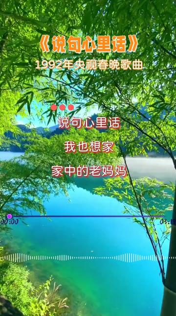 1992年央视春晚歌曲《说句心里话》,演唱:郁钧剑,重温经典,回味无穷!哔哩哔哩bilibili