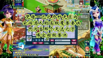 Download Video: 梦幻西游：凭借一己之力秒光道人的高兽决，就为博出超级兽决！