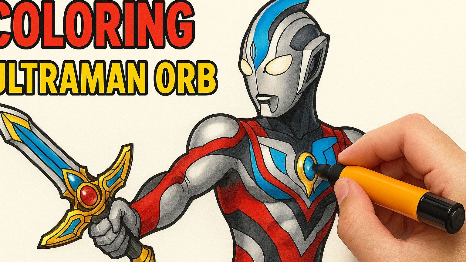 欧布奥特曼涂色