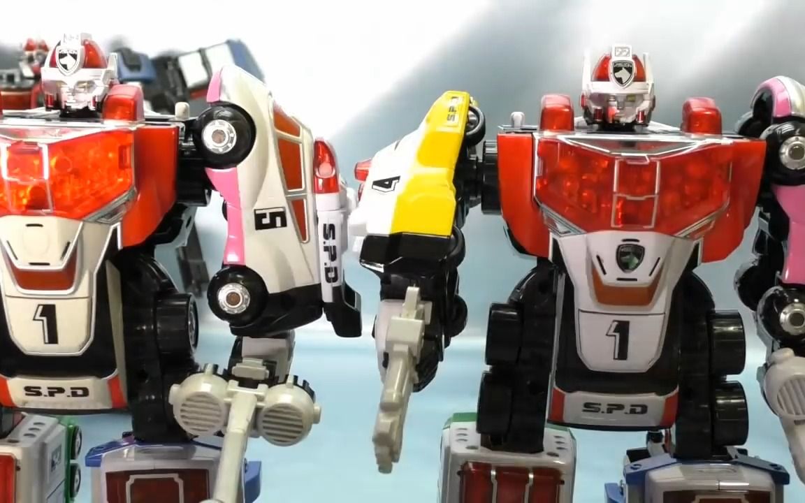 【特搜战队】刑事连者 刑事连者机器人 tokusou gattai dekaranger