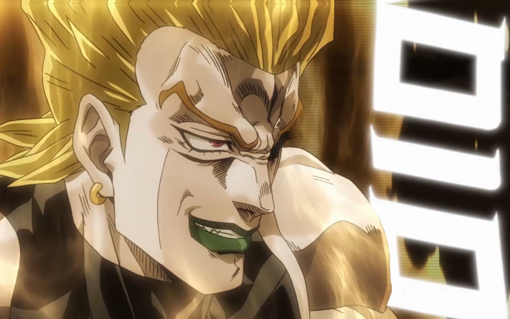 "手拿路牌追一路,我叫dio你记住"