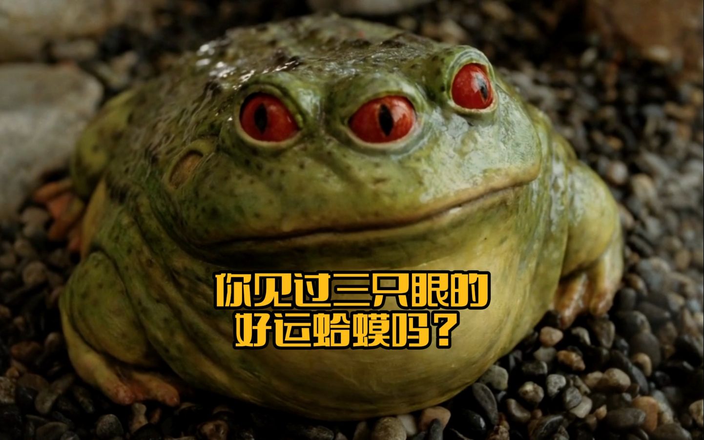 你见过三只眼的好运蛤蟆吗?
