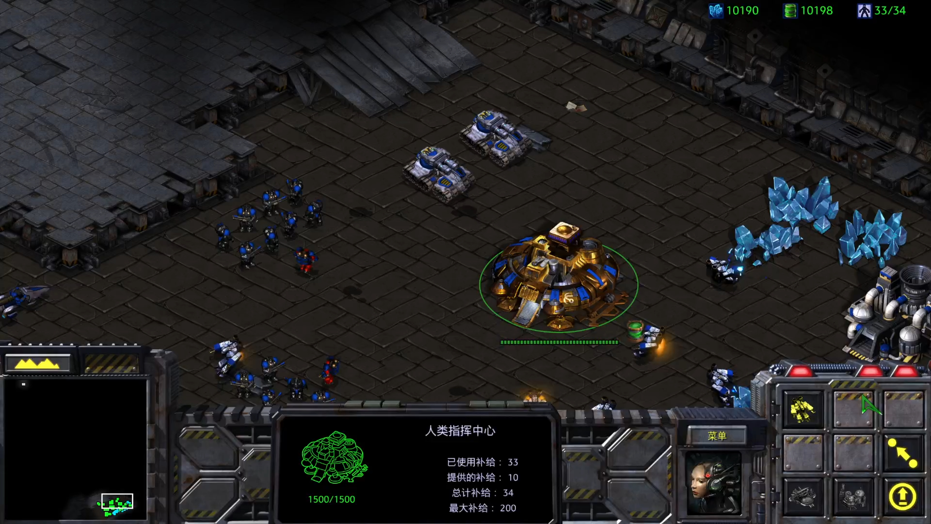 星际争霸1重制版24第一章人类战役重锤一击一