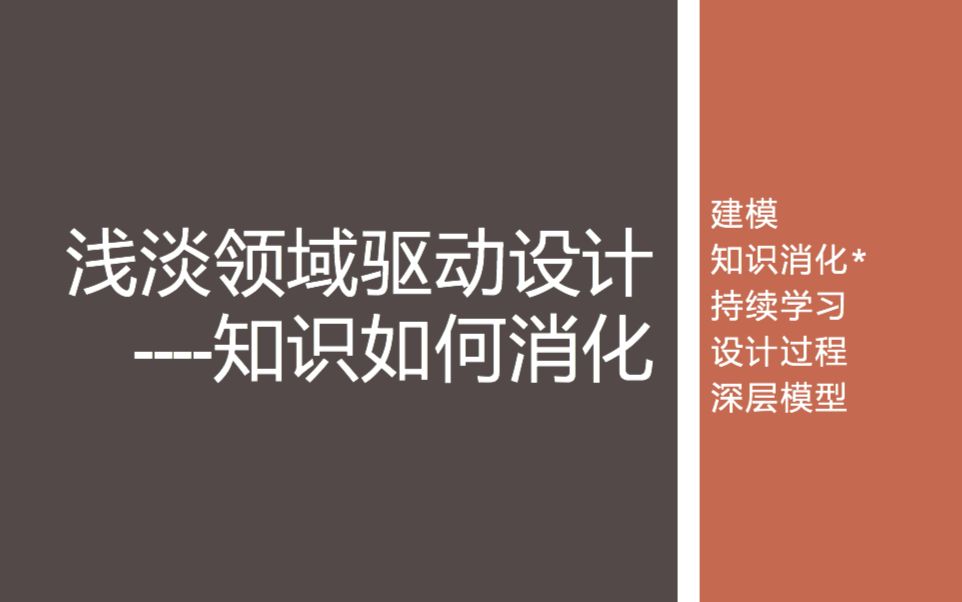 【技术分享】浅谈领域驱动设计 (上海大学开源社区/无字幕/1718 冬 3)哔哩哔哩bilibili