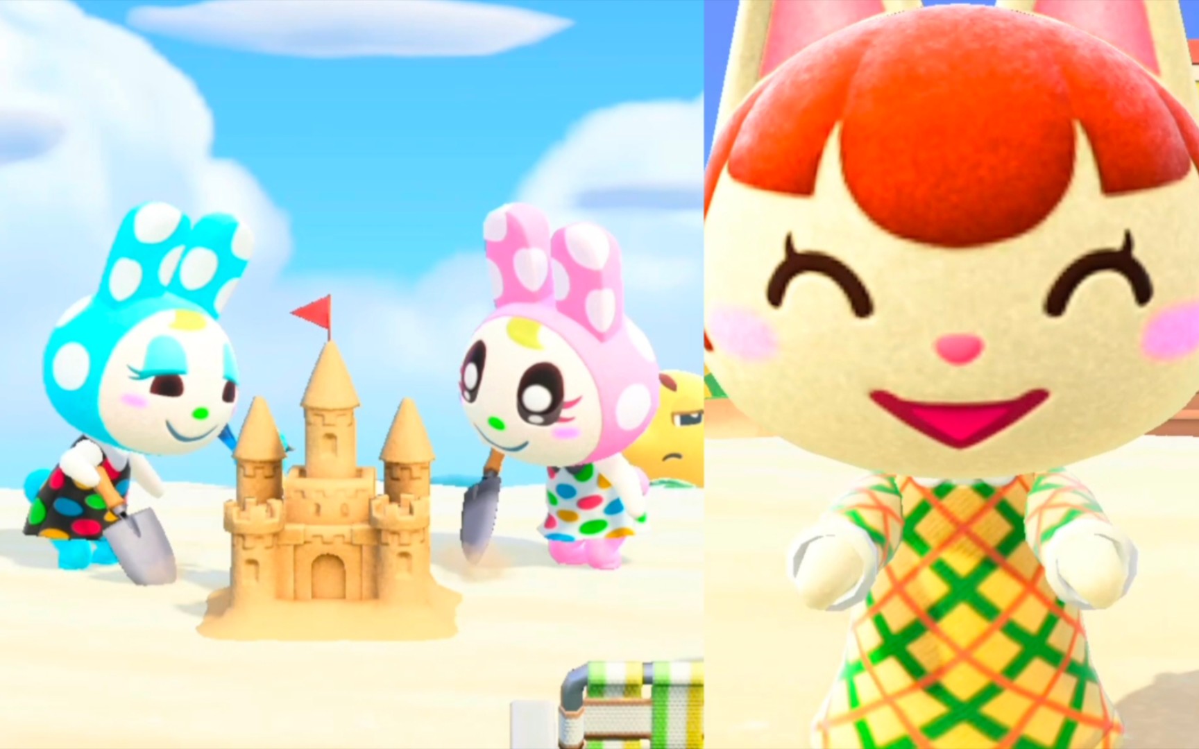 动森|姐妹花的度假生活|美佳的超级怼脸