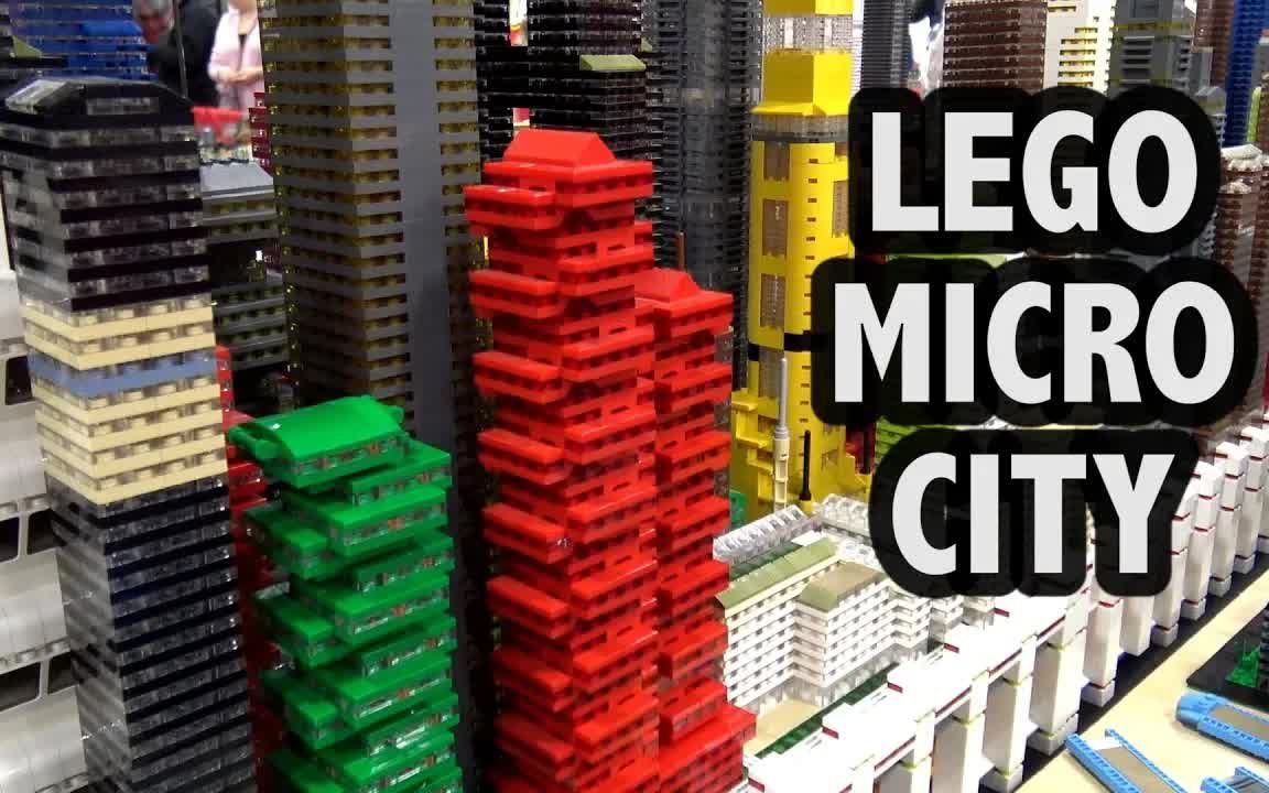 乐高赛博朋克未来城市微缩模型moc-2018年费城积木世界