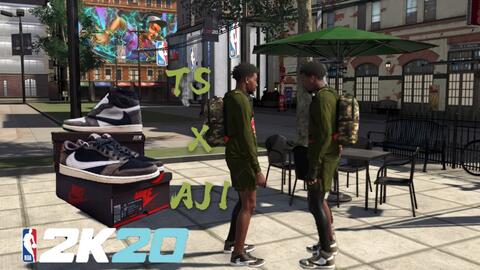 Air jordan 1 discount travis scott nba 2k20