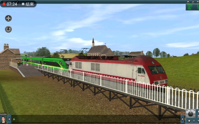 驾驶ss9g救助机破的crh2j动车组.