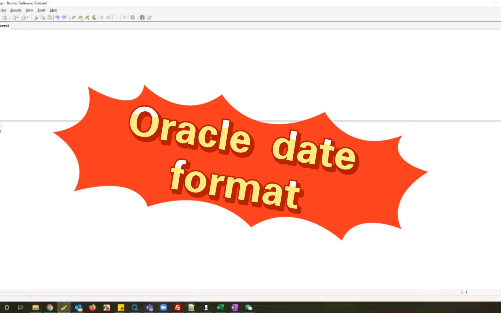 Oracle  Query Datetime Format哔哩哔哩bilibili