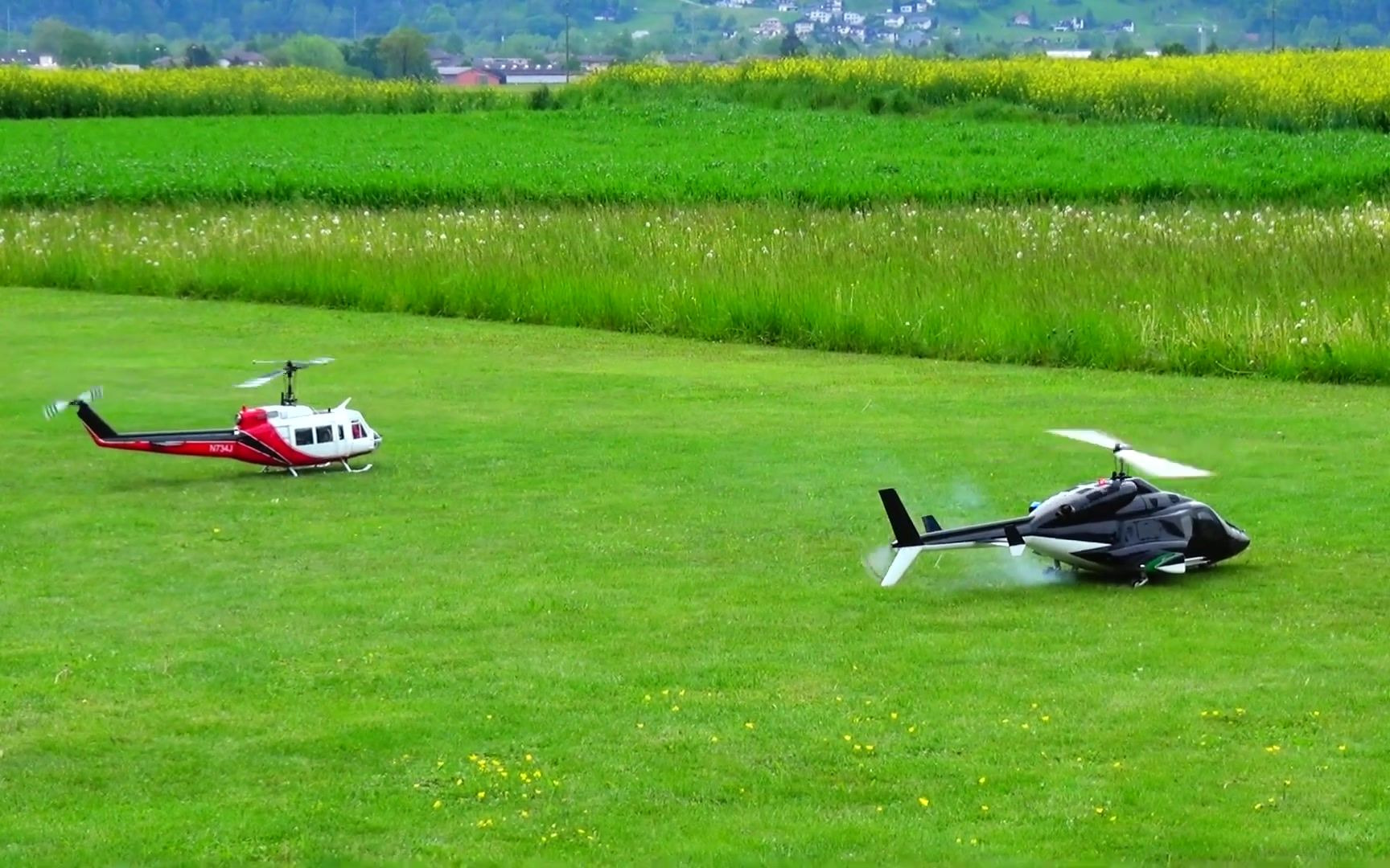 rc遥控贝尔222贝尔412直升机