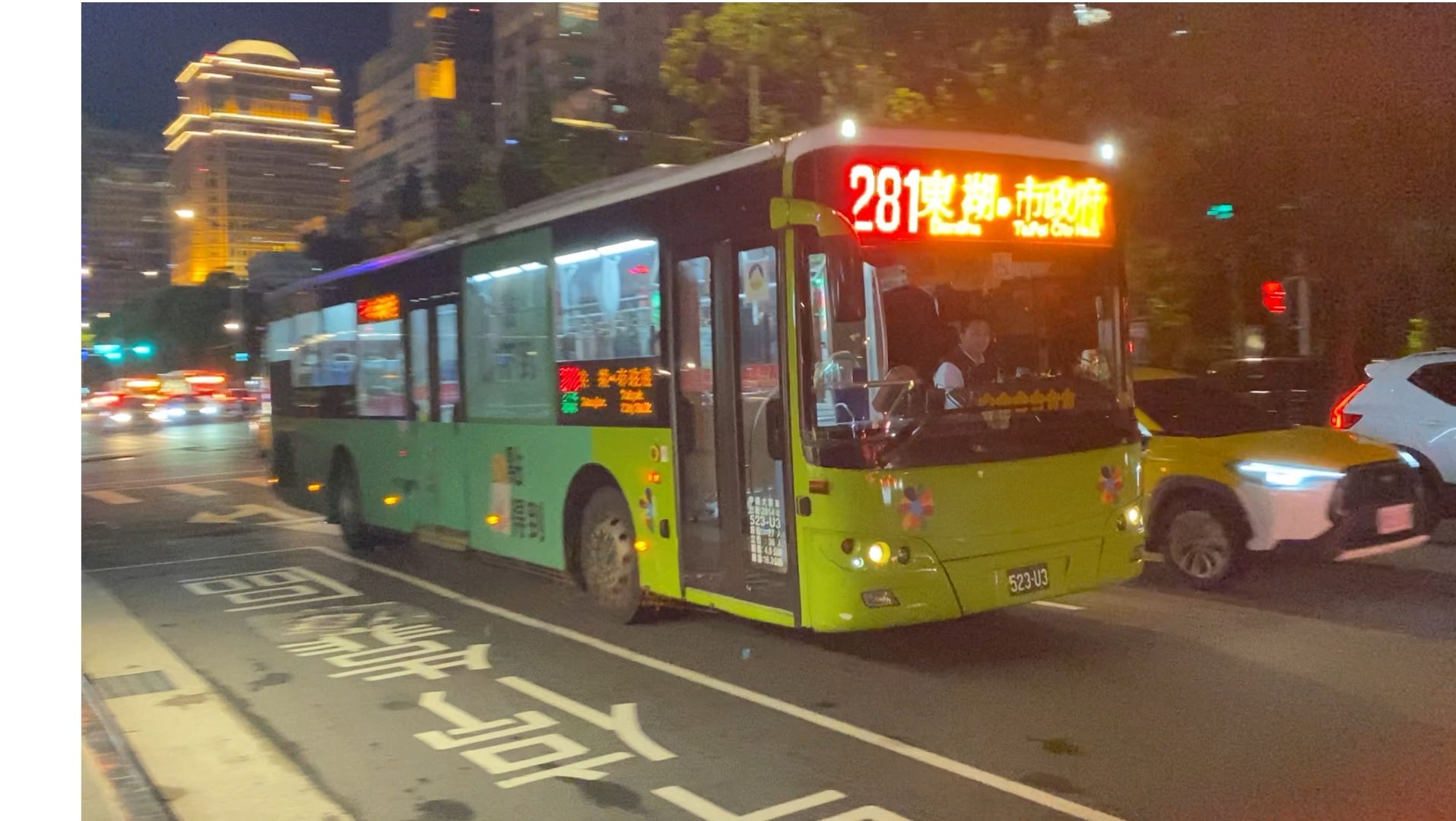 281路公交车路线图图片