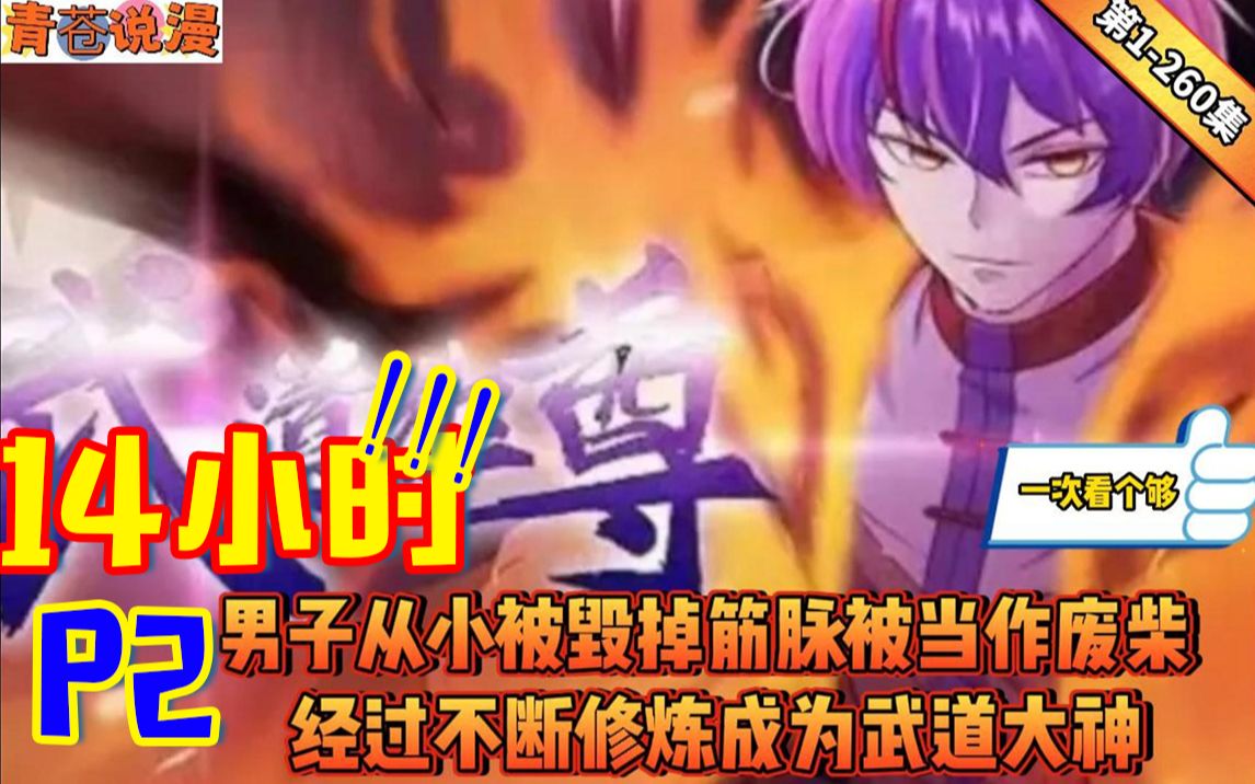 !!【14小时】P2《武道独尊》第1260话神王附身废柴,从此开启武道巅峰之路!哔哩哔哩bilibili