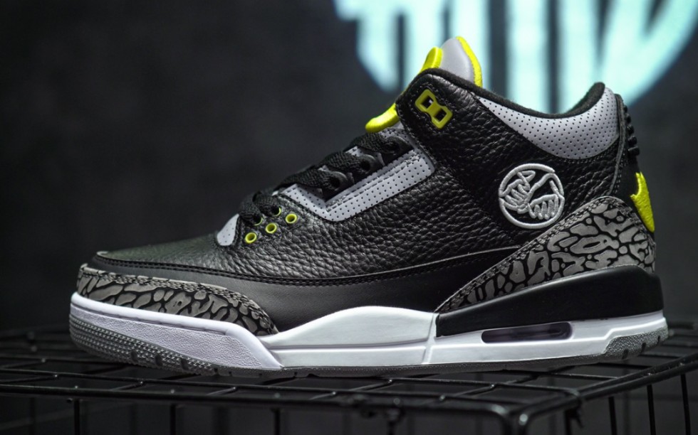 aj3 air jordan 3 retro oregon ducks pit crew black 爆裂紋 黑