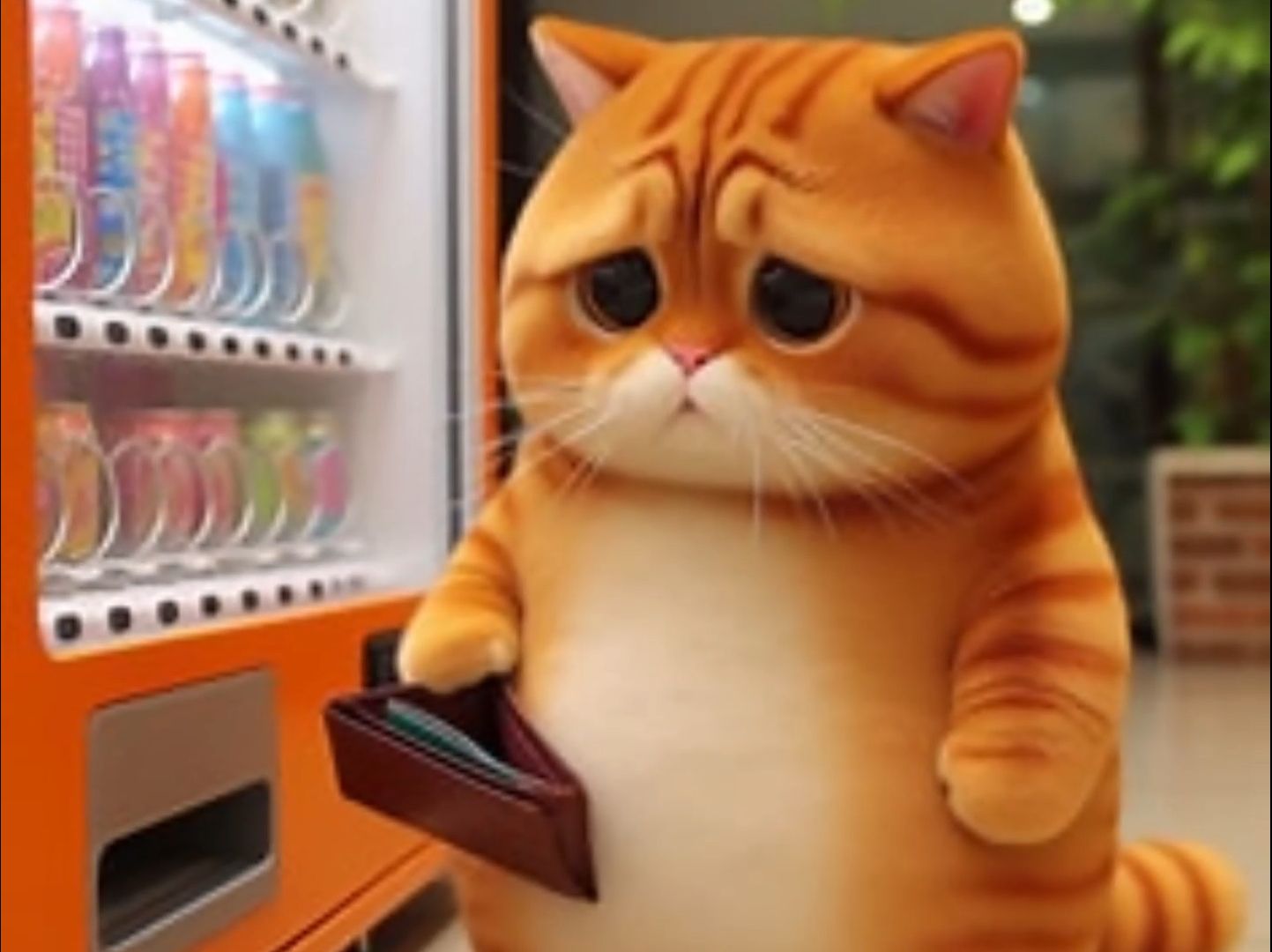 猫咪没钱喝饮料