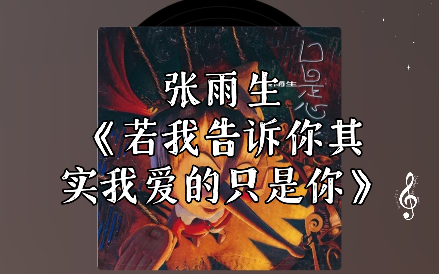 [图][歌曲推荐]张雨生《若我告诉你其实我爱的只是你》