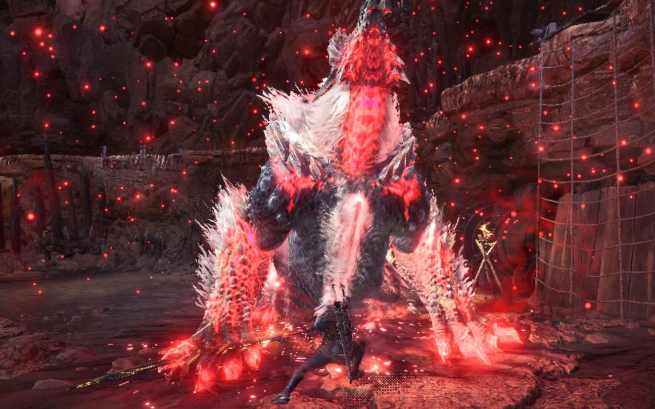 【mhwi】ta狱狼龙 冥赤太刀 m6特殊斗技场 3分27