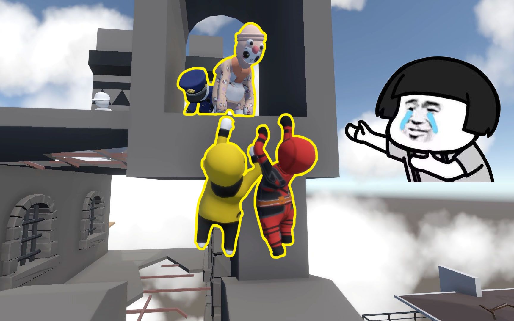 【乐美解说】人类一败涂地 手残美化身为外卖小哥 帮助客户小姐姐闯关