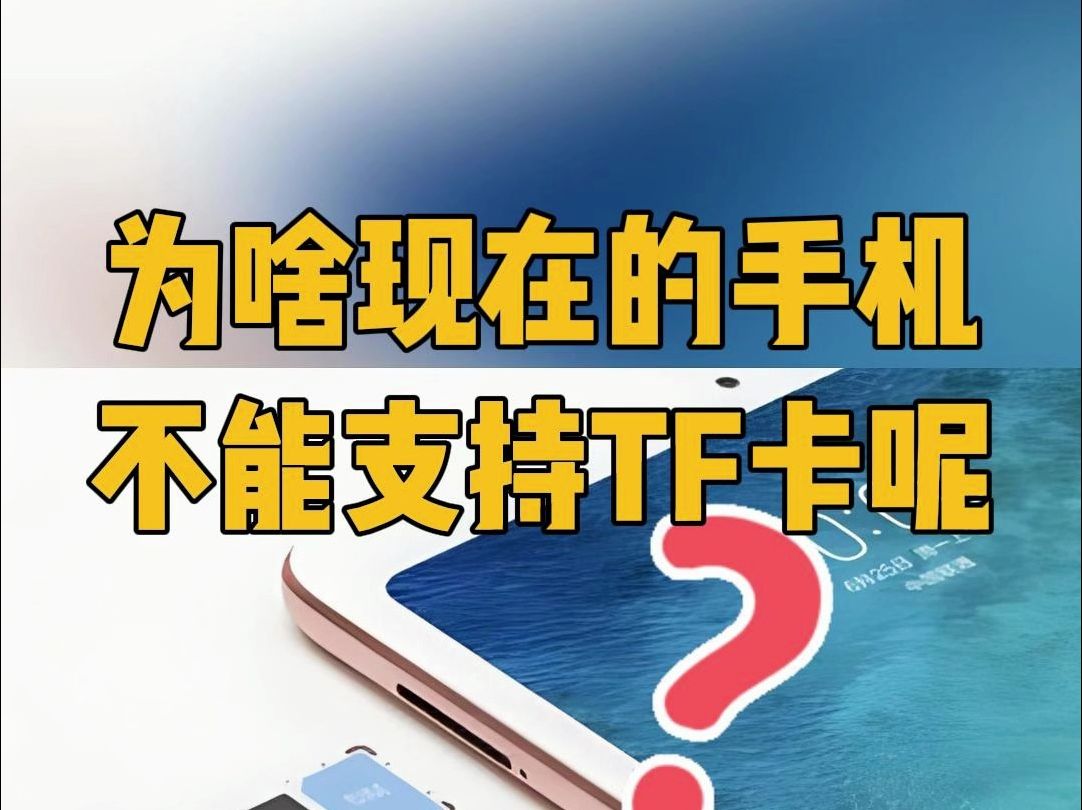 曾经普遍使用的手机存储卡,为什么消失了?哔哩哔哩bilibili